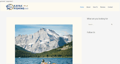 Desktop Screenshot of kayakfishinghole.com